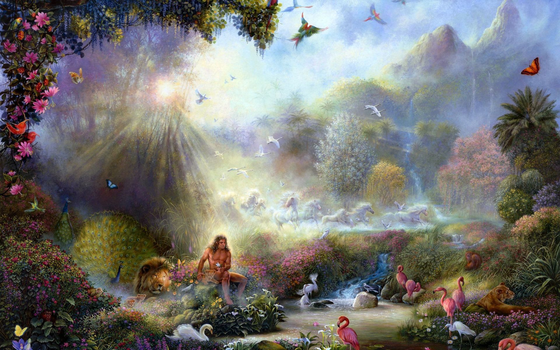 Fantasy Landscape HD Wallpaper by Tom duBois