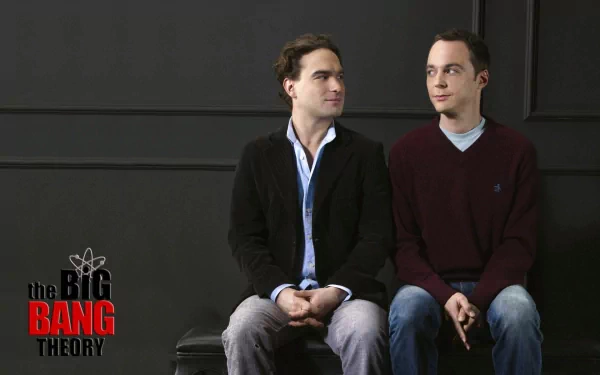 Sheldon Cooper Leonard Hofstadter Jim Parsons Johnny Galecki TV Show The Big Bang Theory HD Desktop Wallpaper | Background Image
