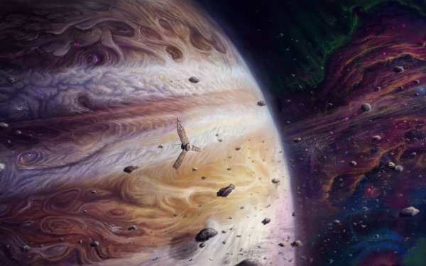 Sci Fi Planet Spaceship NASA Space Jupiter HD Wallpaper | Background Image