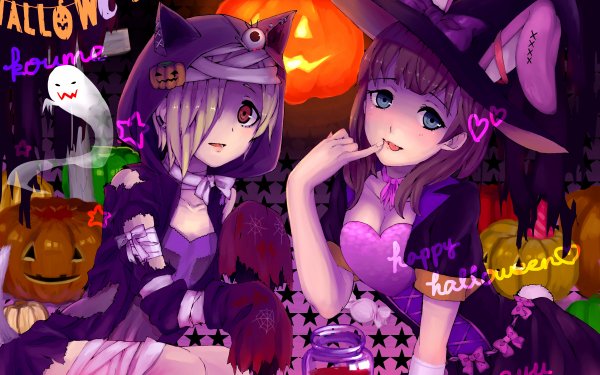 Anime The iDOLM@STER Cinderella Girls THE iDOLM@STER Halloween HD Wallpaper | Background Image