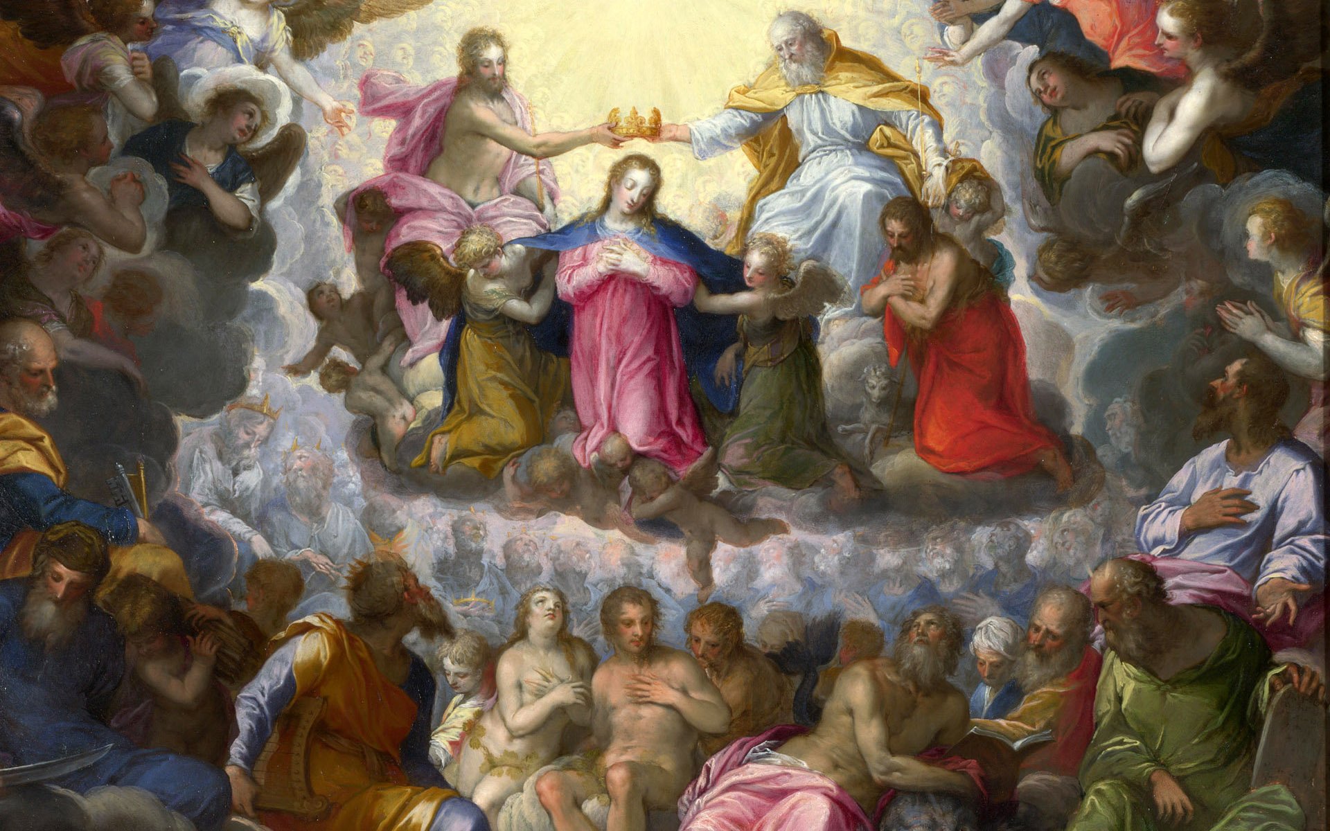 The Coronation of the Virgin HD Wallpaper | Background Image | 1920x1200
