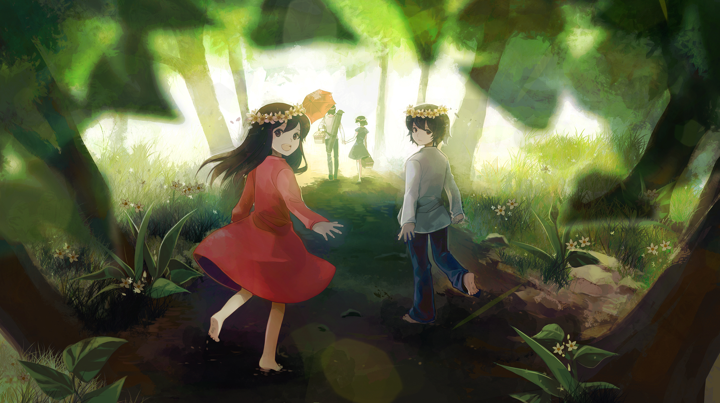 Anime Wolf Children HD Wallpaper | Background Image