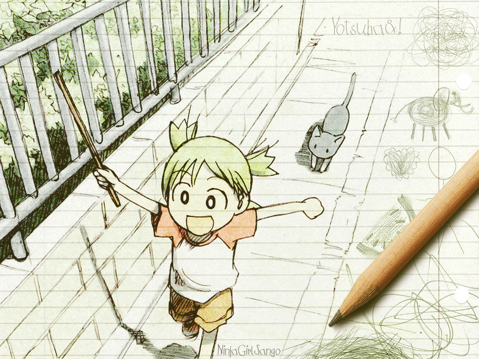 Yotsuba! Wallpaper and Background Image | 1600x1200 | ID:315968