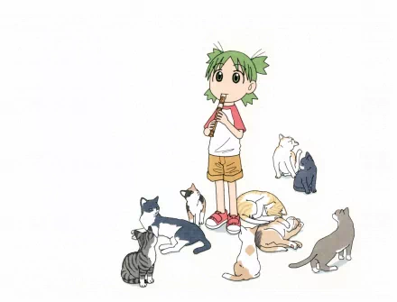 Anime Yotsuba! HD Desktop Wallpaper | Background Image