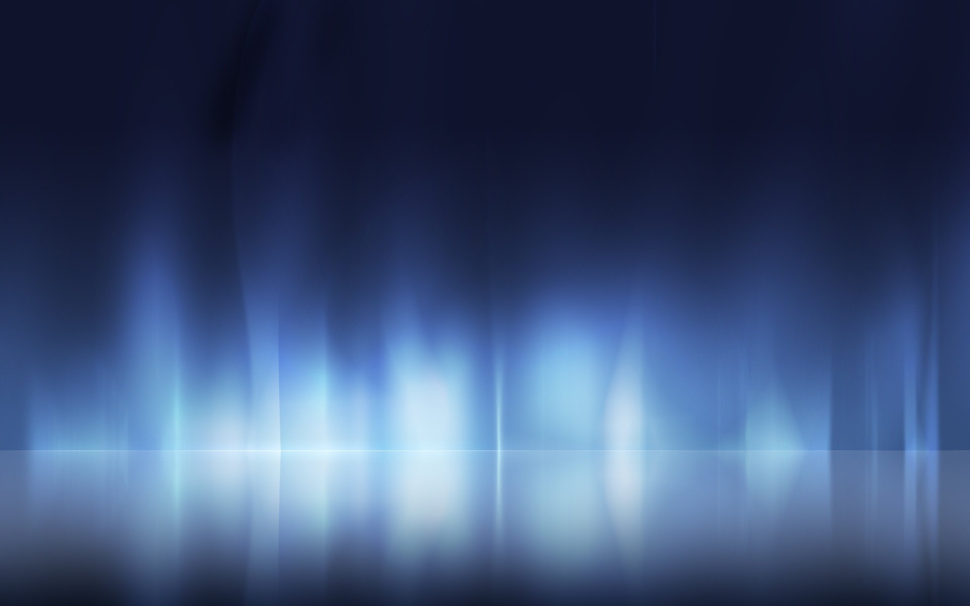 Abstract blue vertical light streaks with soft reflections on a dark gradient, high-definition PC desktop wallpaper and background.