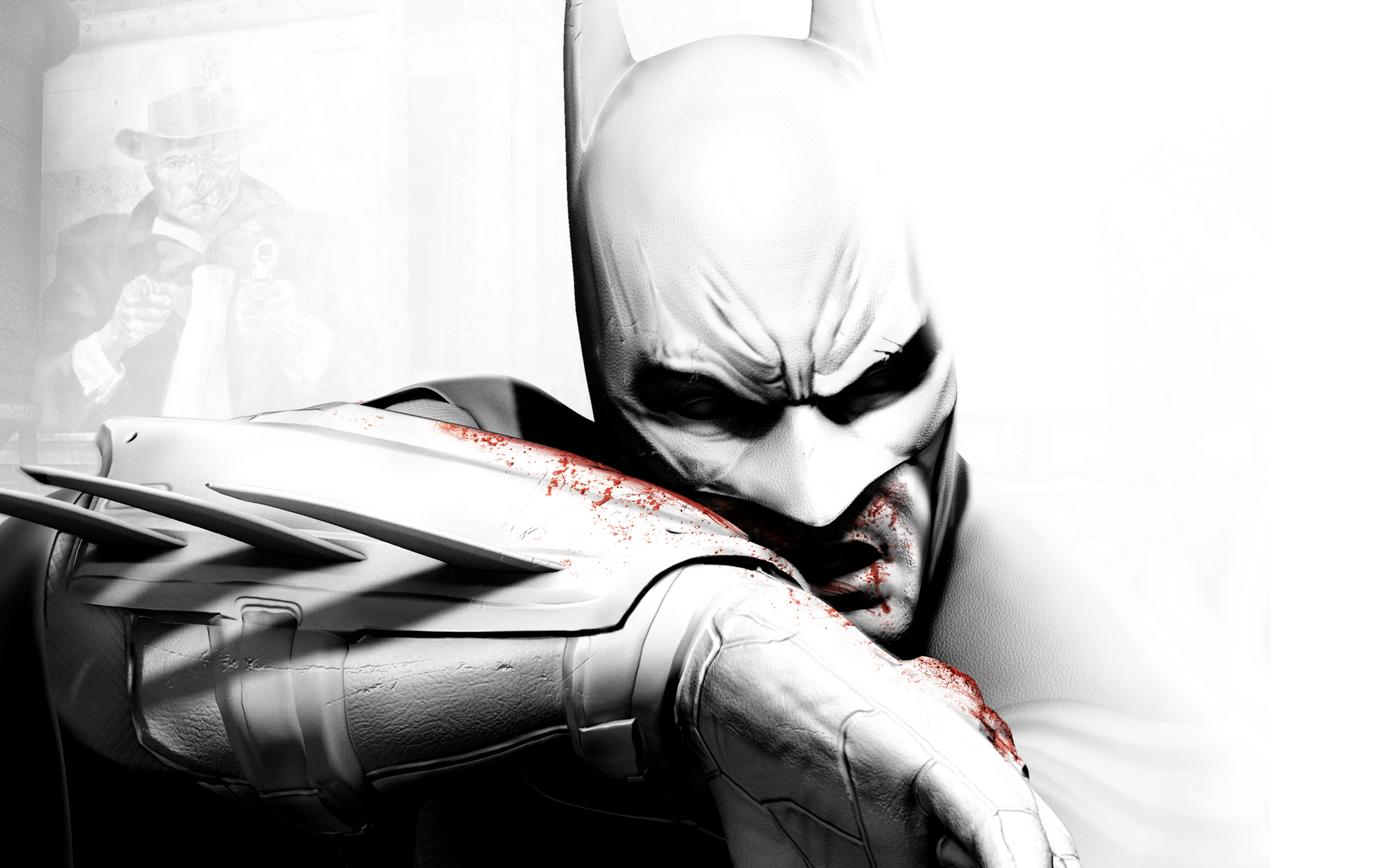 2560x800px, free download, HD wallpaper: batman batman arkham city