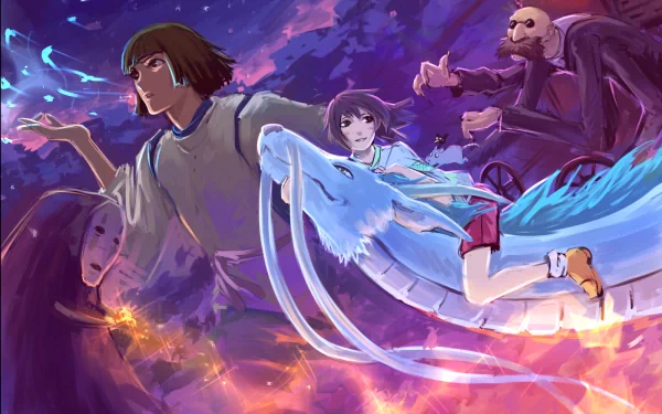 dragon Chihiro (Spirited Away) Anime Spirited Away HD Desktop Wallpaper | Background Image