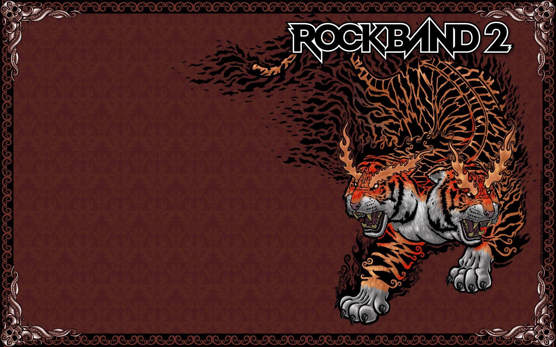 Download Tiger Video Game Rockband 2 HD Wallpaper