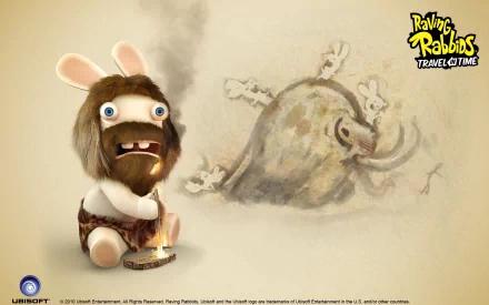 video game raving rabbids: travel in time HD Desktop Wallpaper | Background Image