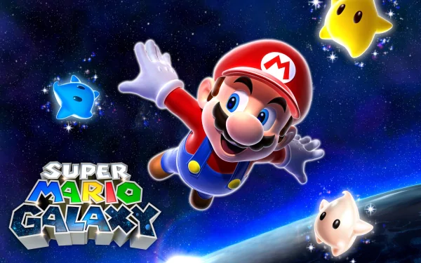 video game Super Mario Galaxy HD Desktop Wallpaper | Background Image