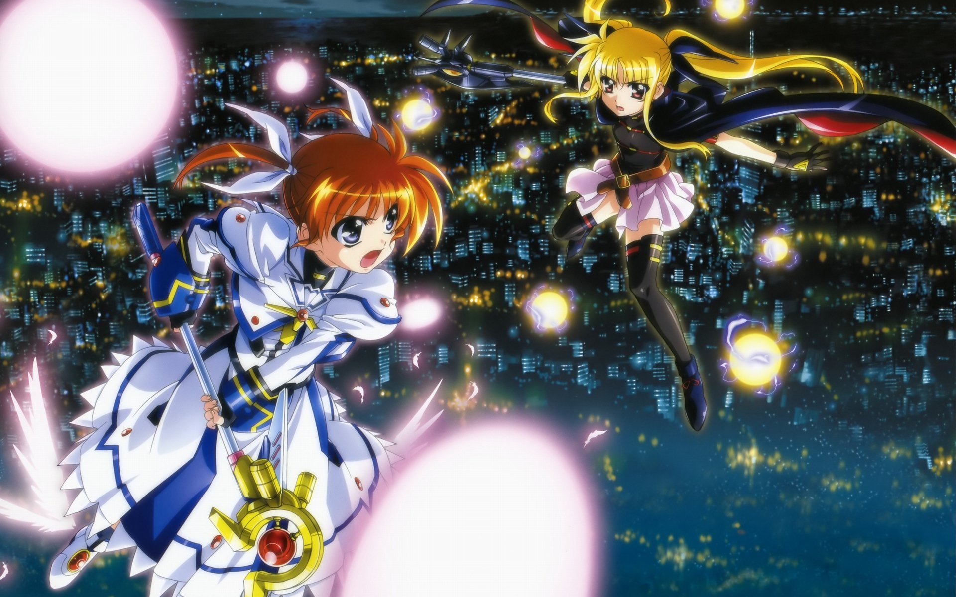 Download Anime Magical Girl Lyrical Nanoha HD Wallpaper