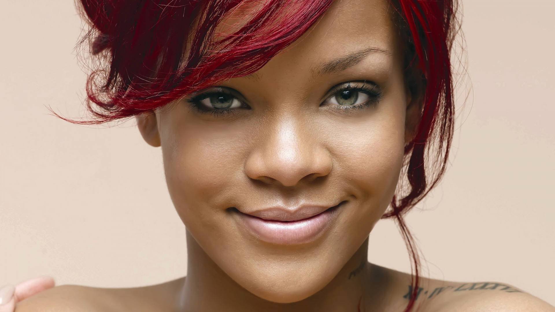 Rihanna’s Radiant Rhythm - HD Music Wallpaper