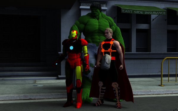Comics Avengers The Avengers Thor Hulk Iron Man HD Wallpaper | Background Image