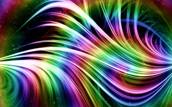 Abstract Colors Rainbow Wave HD Wallpaper | Background Image