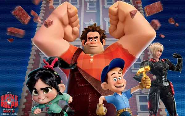Vanellope von Schweetz Sergeant Calhoun Ralph (Wreck-It Ralph) movie Wreck-It Ralph HD Desktop Wallpaper | Background Image