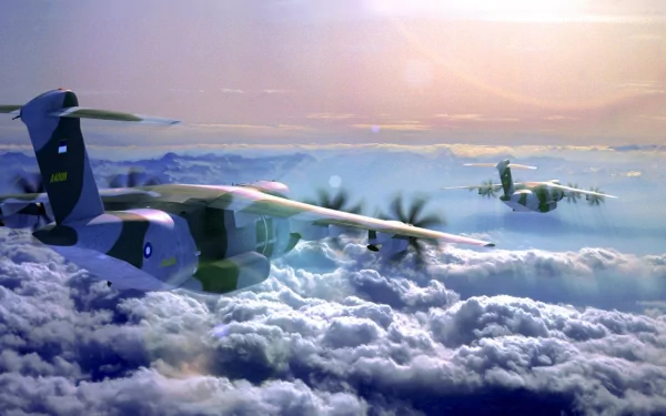 military Airbus A400M HD Desktop Wallpaper | Background Image