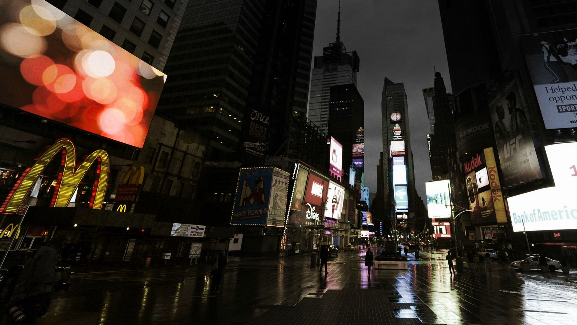 Download New York Manhattan Man Made Times Square HD Wallpaper