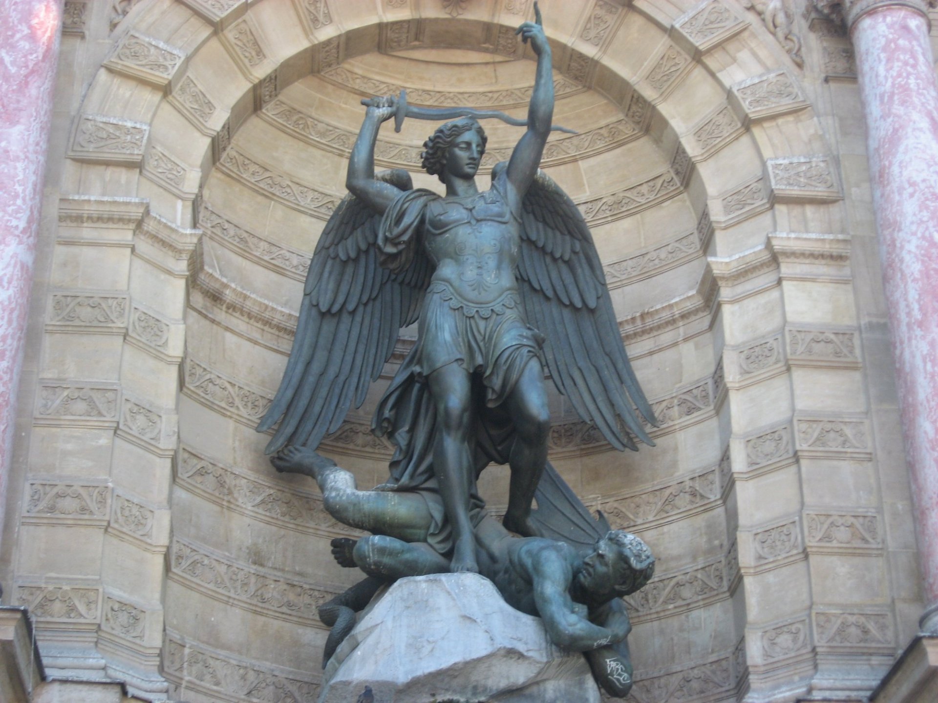 Man Made Statue HD Wallpaper