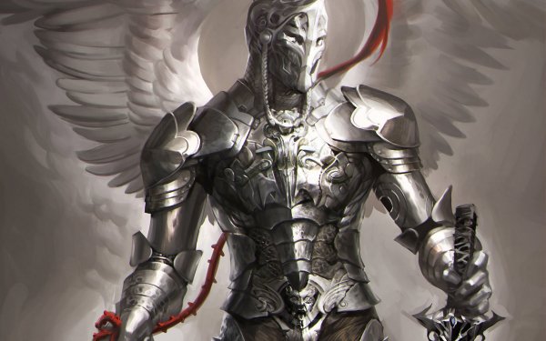 Dark Angel Knight Warrior HD Wallpaper | Background Image