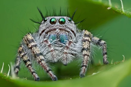 jumping spider Animal spider HD Desktop Wallpaper | Background Image