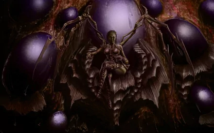 Queen of Blades Sarah Kerrigan video game Starcraft II HD Desktop Wallpaper | Background Image