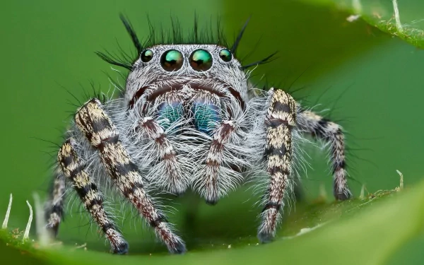 Download Jumping Spider Animal Spider HD Wallpaper