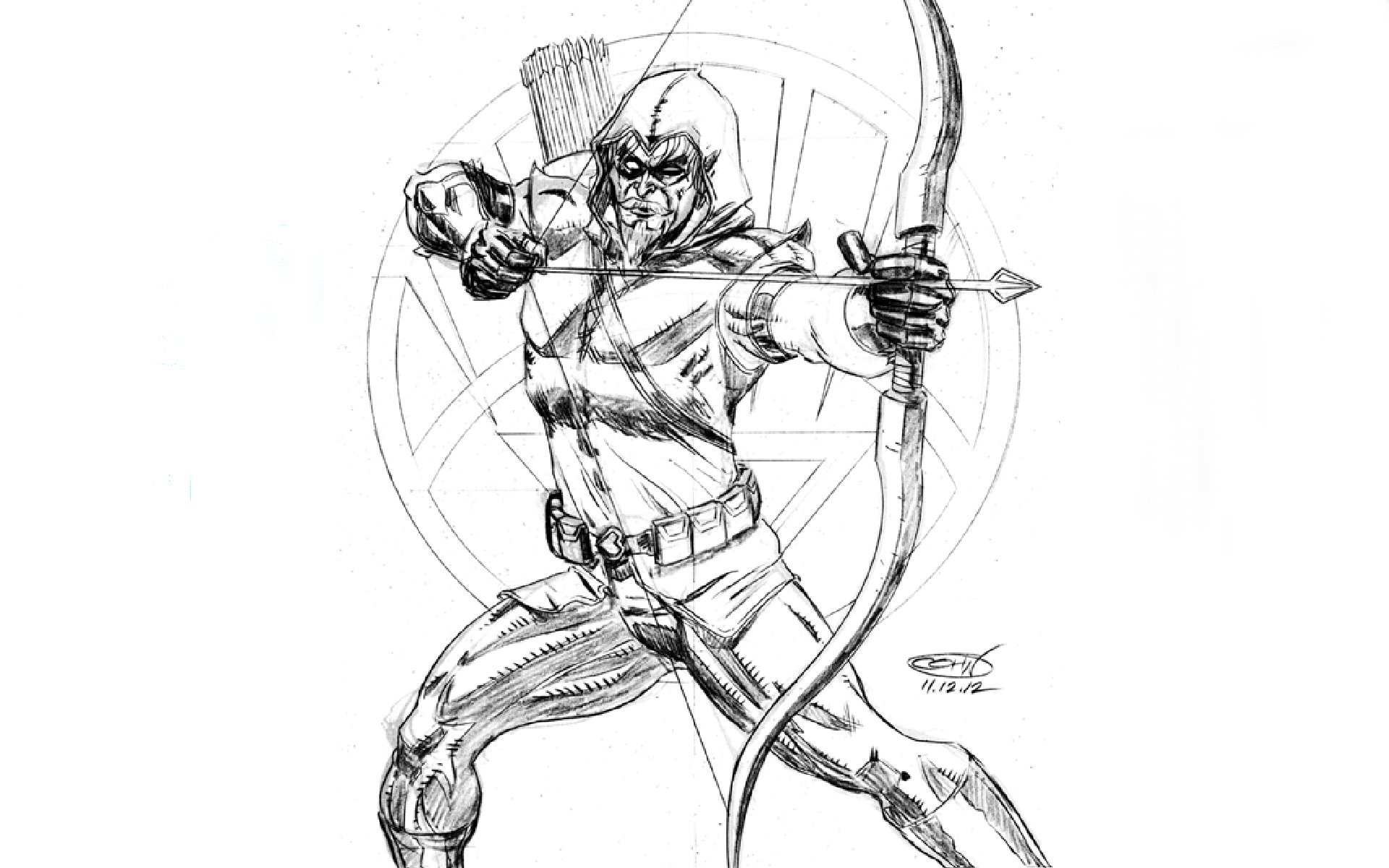 Download Comic Green Arrow HD Wallpaper