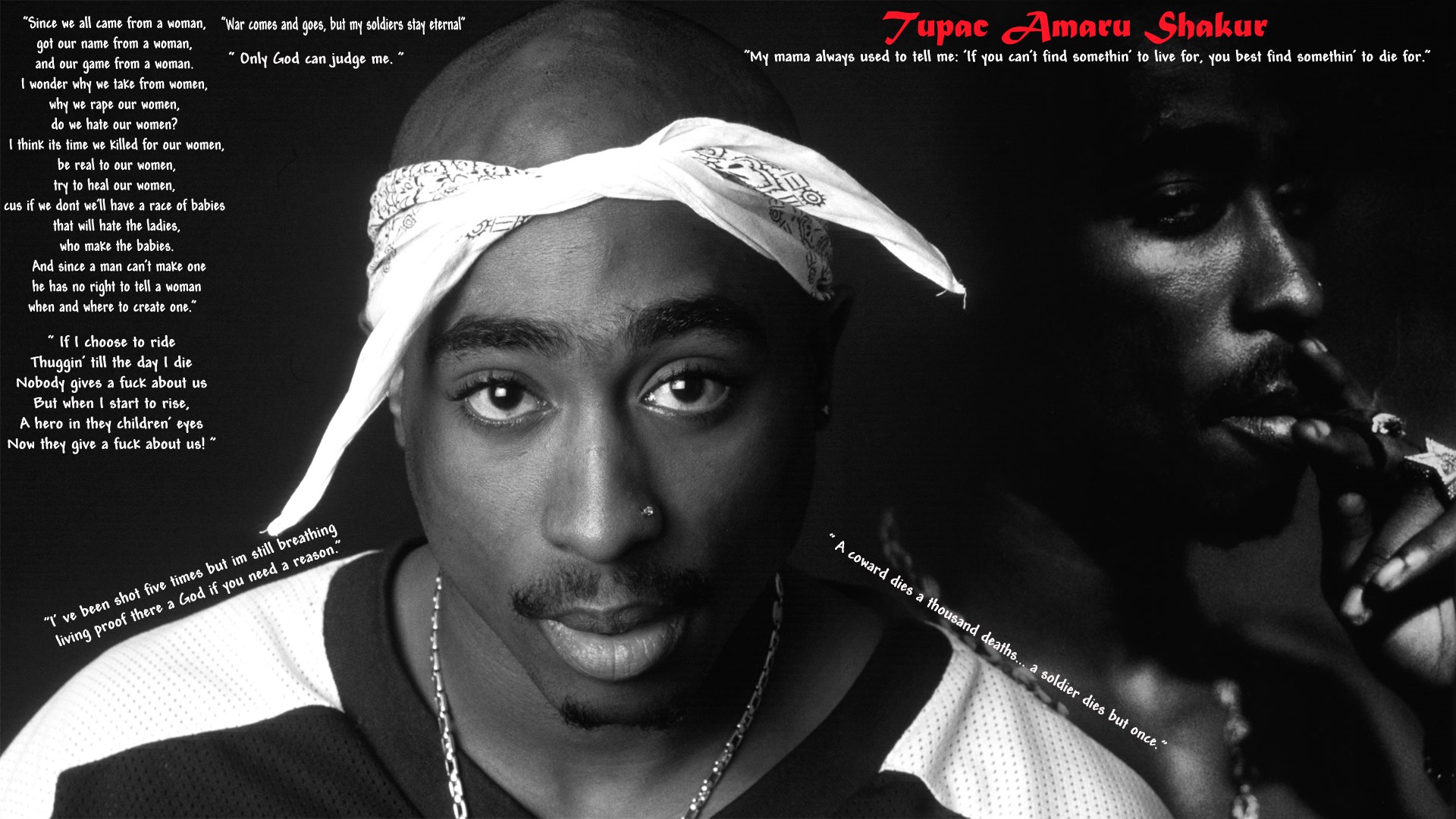 Tupac Amaru Shakur, also known by his stage names 2Pac and Makaveli
