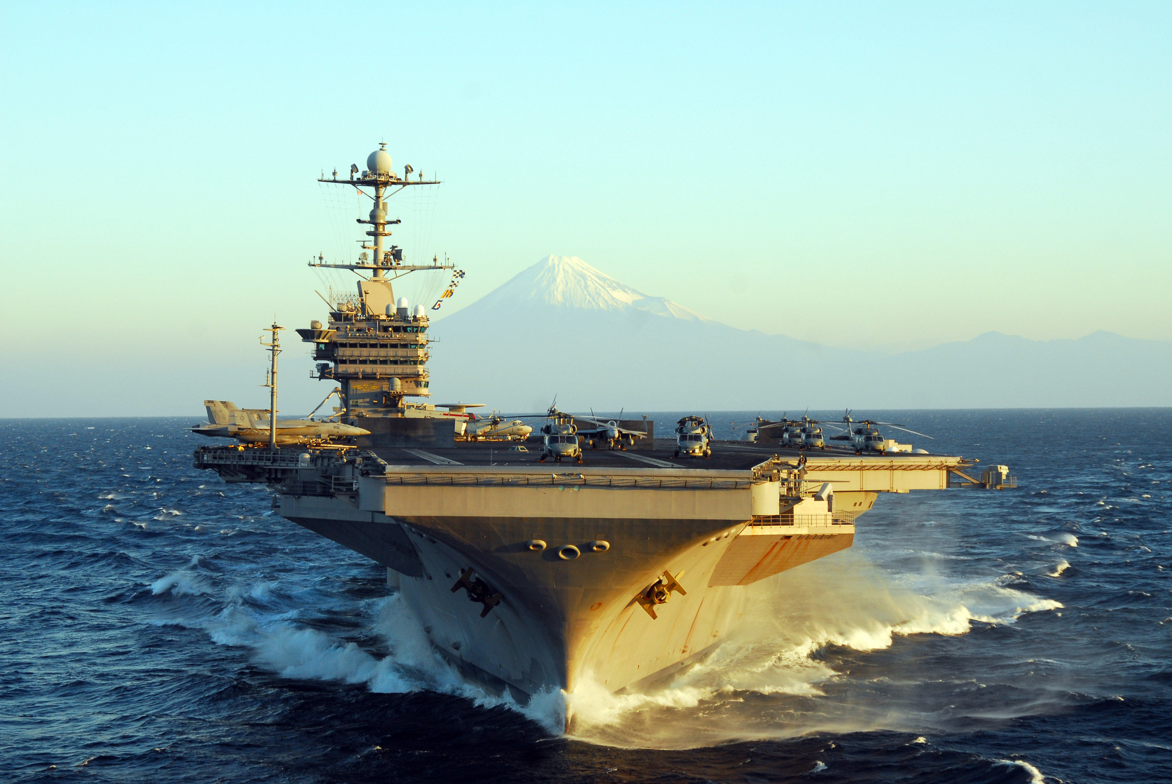 Military USS George Washington (CVN-73) HD Wallpaper | Background Image