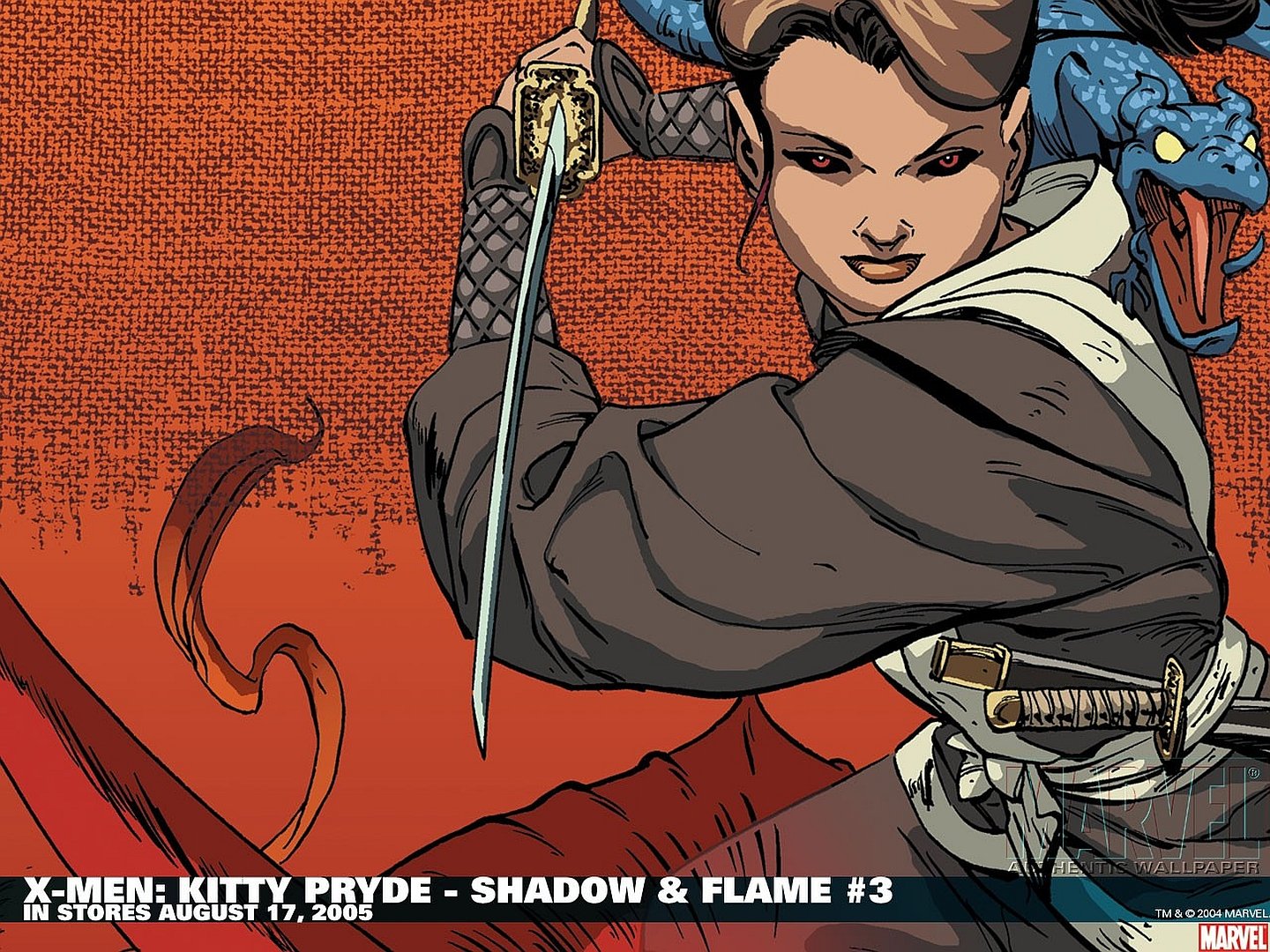 Download Lockheed (Marvel Comics) Kitty Pryde Comic X-Men Wallpaper