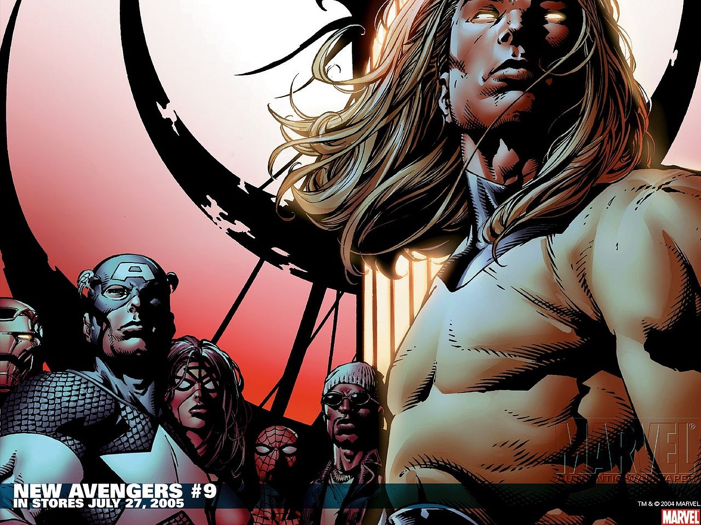 Download Iron Man Spider Man Spider-Woman Captain America Comic New Avengers Wallpaper