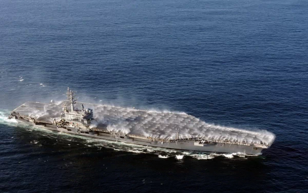 warship aircraft carrier military USS Ronald Reagan (CVN-76) HD Desktop Wallpaper | Background Image