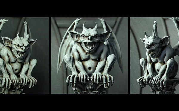fantasy gargoyle HD Desktop Wallpaper | Background Image