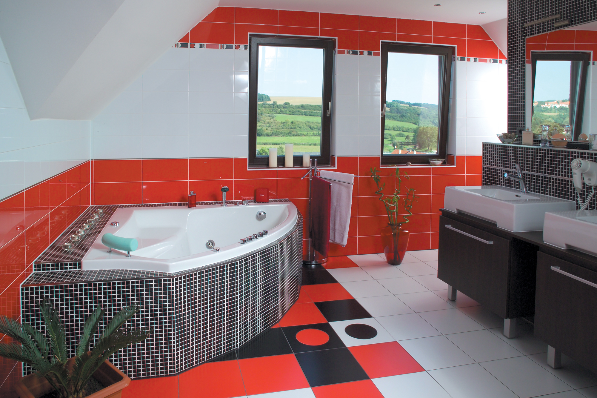 Download Fancy Bathroom HD Wallpaper | Background Image | 2000x1333 ...