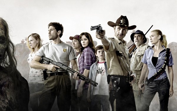TV Show The Walking Dead Cast Sarah Wayne Callies Lori Grimes Chandler Riggs Carl Grimes Andrew Lincoln Rick Grimes Laurie Holden Andrea HD Wallpaper | Background Image