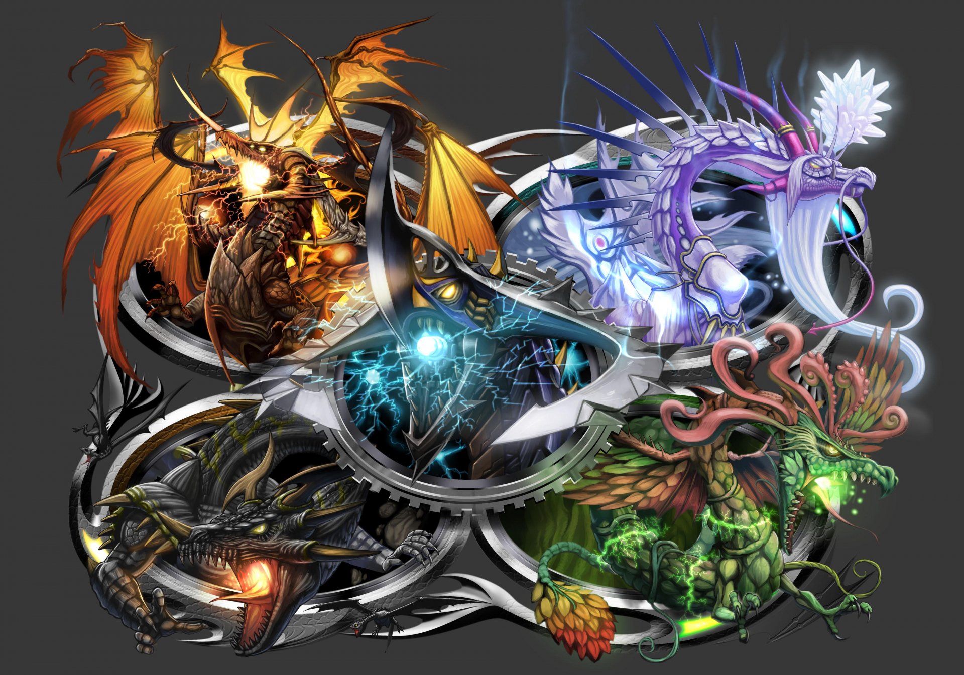 Download Video Game The Eye Of Judgement Dragon Fantasy Mythical Creature 4k Ultra HD Wallpaper