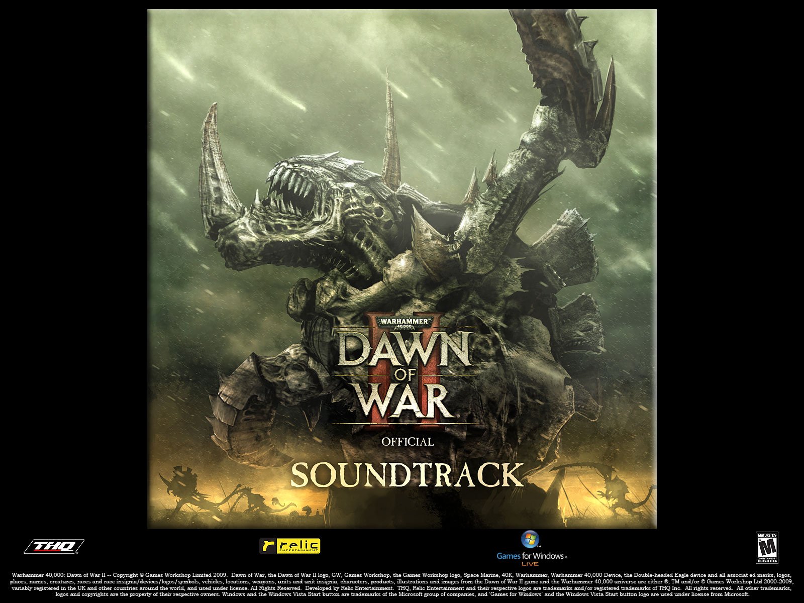 Download Video Game Warhammer 40,000: Dawn Of War II Dawn Of War Soundtrack Artwork Wallpaper
