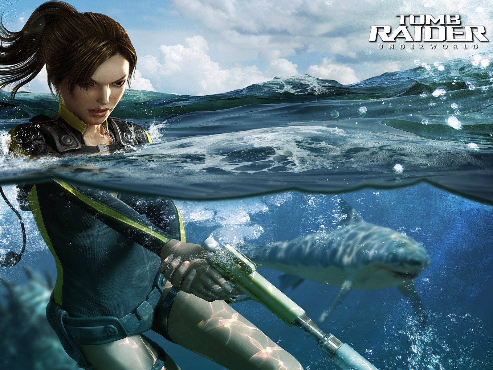 Download Video Game Tomb Raider: Underworld Lara Croft Tomb Raider Underwater Wallpaper