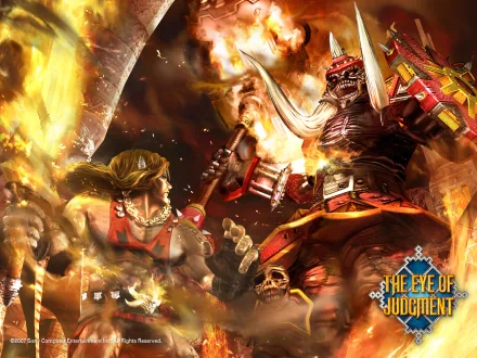 video game the eye of judgement fantasy battle warrior fantasy warrior HD Desktop Wallpaper | Background Image