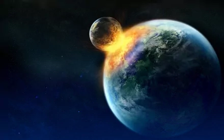 Sci Fi collision HD Desktop Wallpaper | Background Image