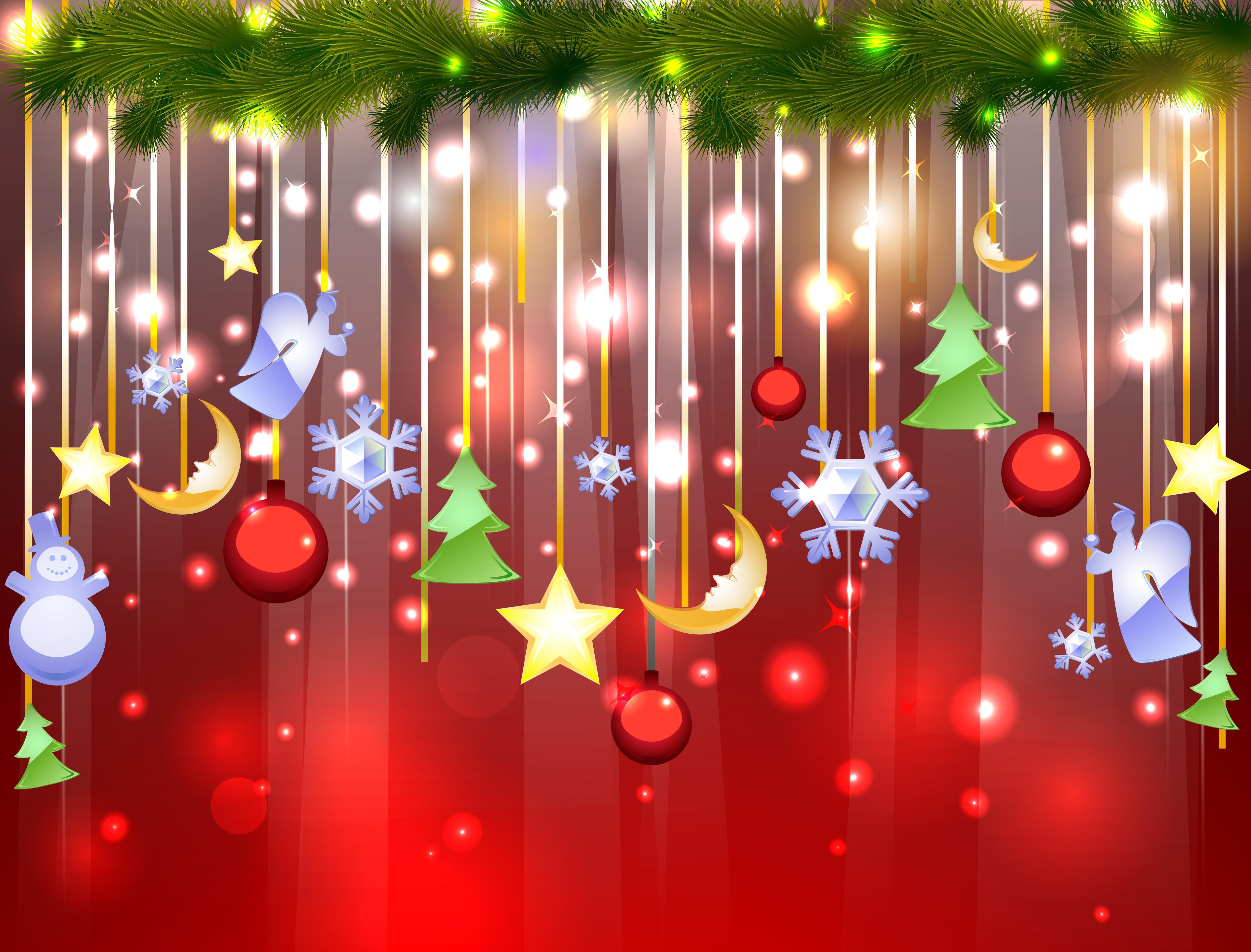 Download Christmas Ornaments Holiday Christmas 4k Ultra HD Wallpaper