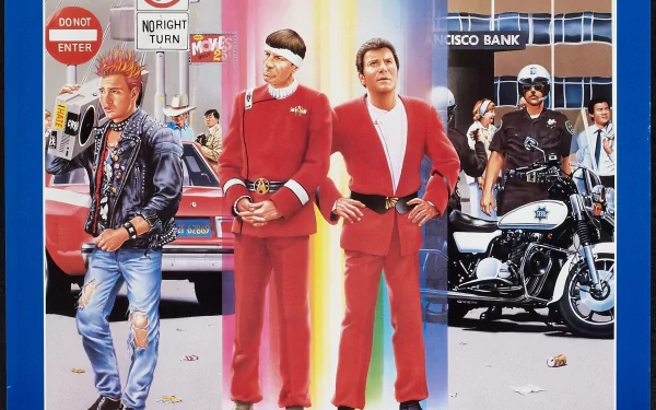 james t kirk Spock Star Trek movie Star Trek IV: The Voyage Home HD Desktop Wallpaper | Background Image