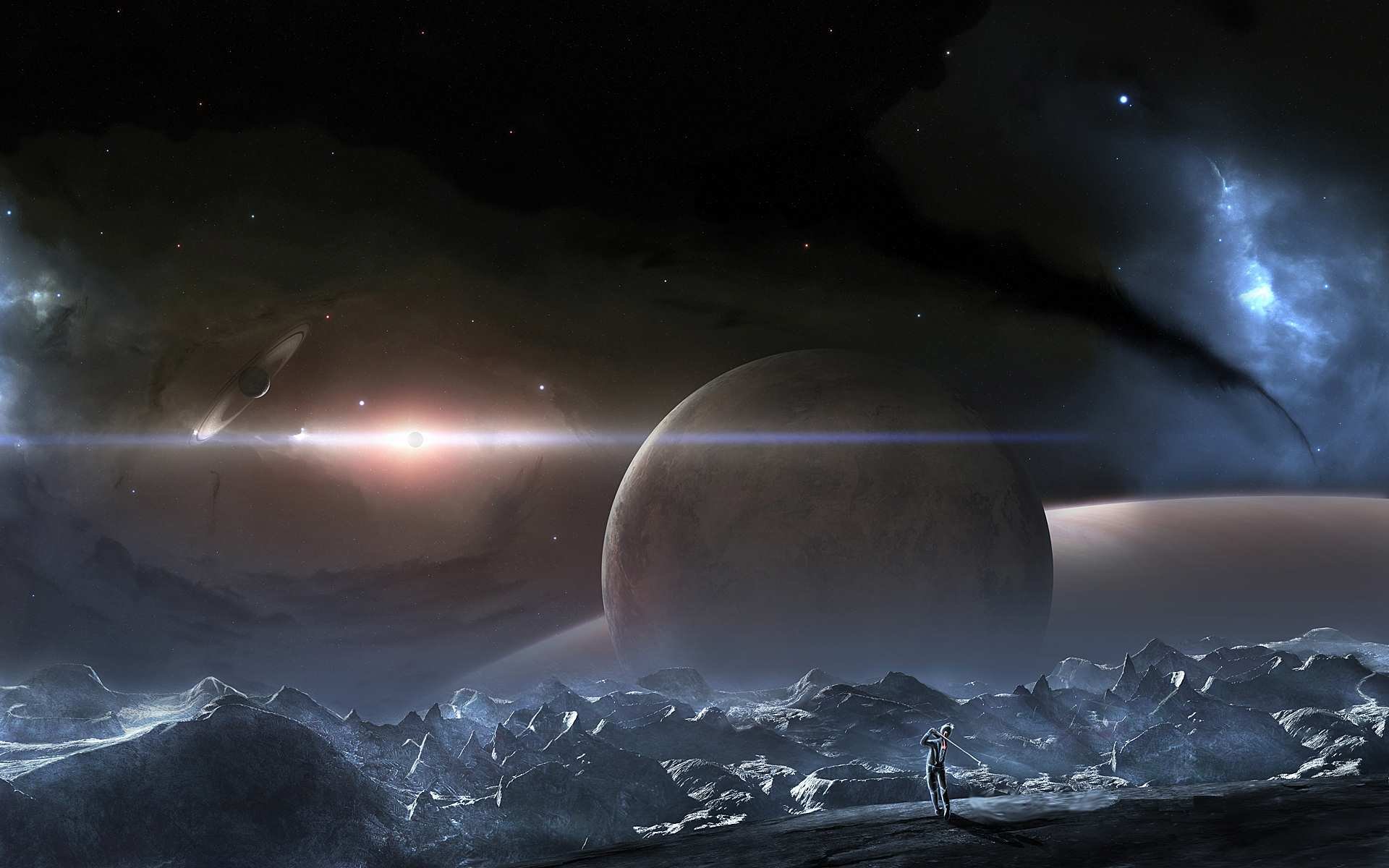 Download Sci Fi Landscape HD Wallpaper