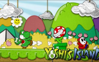 Super Mario World 2: Yoshi's Island é a arte nos games