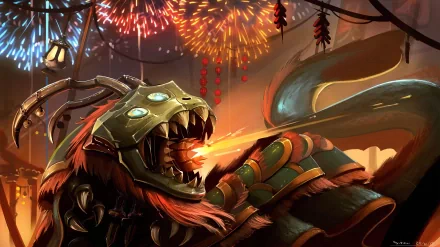 Kog'Maw (League Of Legends) video game League Of Legends HD Desktop Wallpaper | Background Image