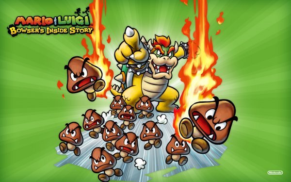 Video Game Mario & Luigi: Bowser's Inside Story Mario Bowser HD Wallpaper | Background Image