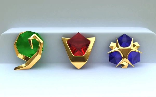 video game The Legend Of Zelda: Ocarina Of Time gems jewelry fantasy HD Desktop Wallpaper | Background Image