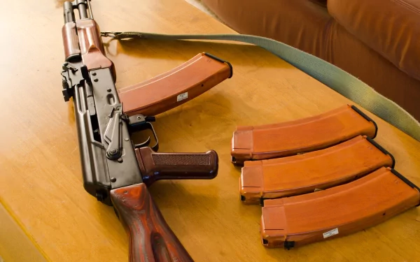 man made akm assault rifle HD Desktop Wallpaper | Background Image