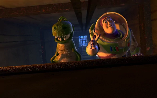 Rex (Toy Story) Buzz Lightyear movie Toy Story Tyrannosaurus Rex HD Desktop Wallpaper | Background Image