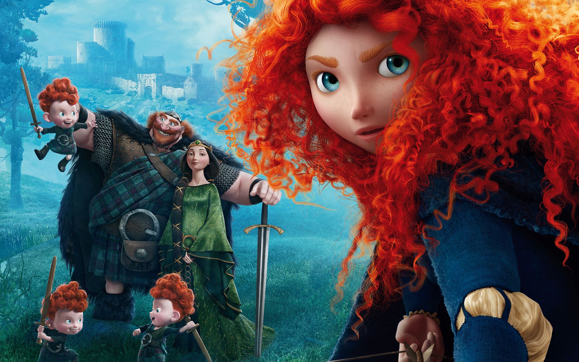 Download Merida Brave Movie Brave 8k Ultra HD Wallpaper